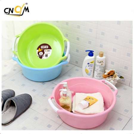 Manufacturer high quality wholesale price PP household fashion two handles plastic wash basin